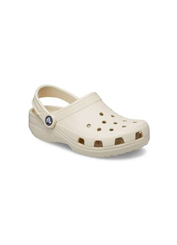 Crocs - Sandália Crocs Classic Clog Kids Osso Bege 2