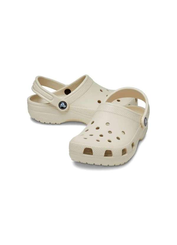 Crocs - Sandália Crocs Classic Clog Kids Osso Bege 3