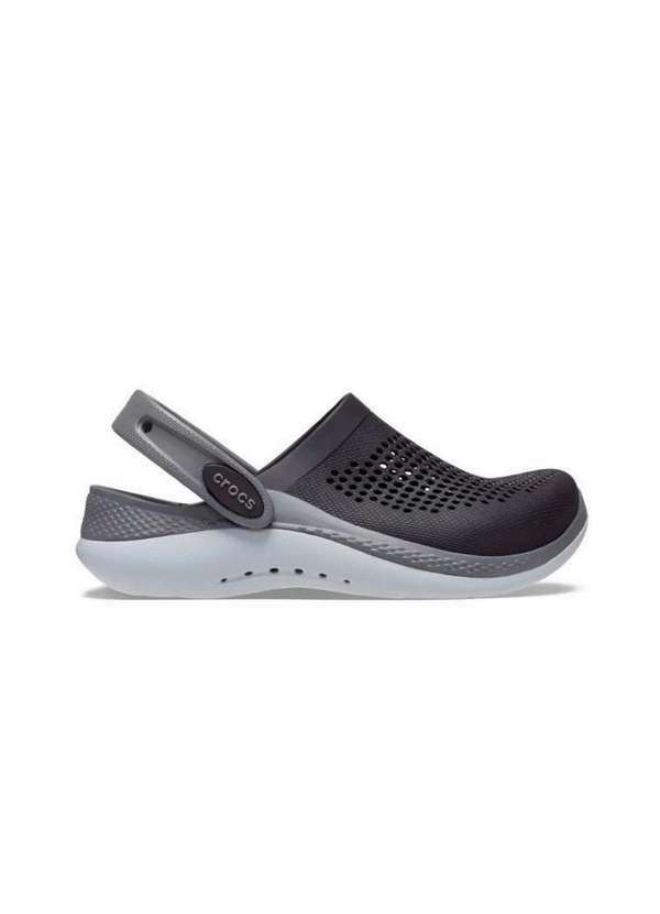 Crocs - Sandália Crocs Literide 360 Juvenil 207021 Preto/Cinza Preto