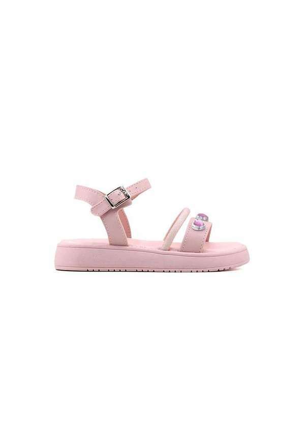 Kidy - Sandália Infantil Kidy Flat Form com Brinquedo 4400006 Nude Rosa