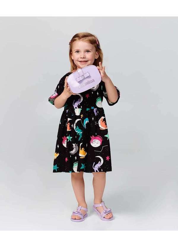 Melissa - Sandália Infantil Mini Melissa Charming Lilas Roxo 4