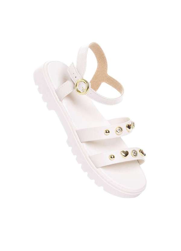 Molekinha - Sandália Infantil Molekinha Tratorada Branco Branco 2