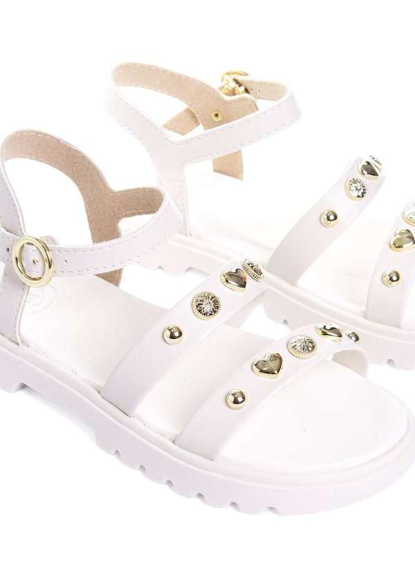 Molekinha - Sandália Infantil Molekinha Tratorada Branco Branco 4