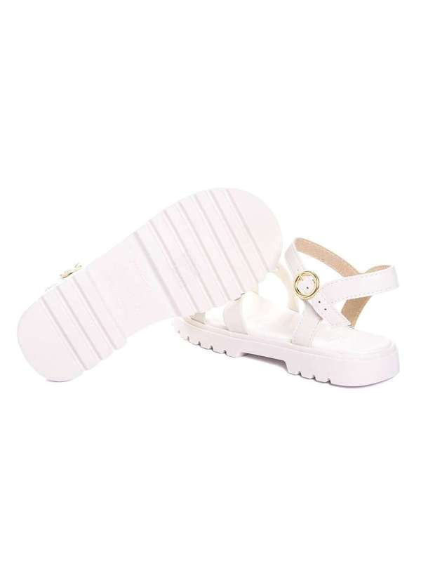 Molekinha - Sandália Infantil Molekinha Tratorada Branco Branco 6