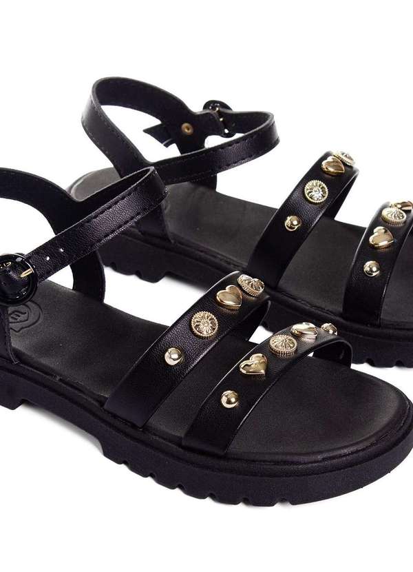 Molekinha - Sandália Infantil Molekinha Tratorada Preto Preto 4