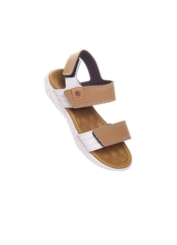 Molekinho - Sandália Infantil Molekinho Papete Caramelo Marrom
