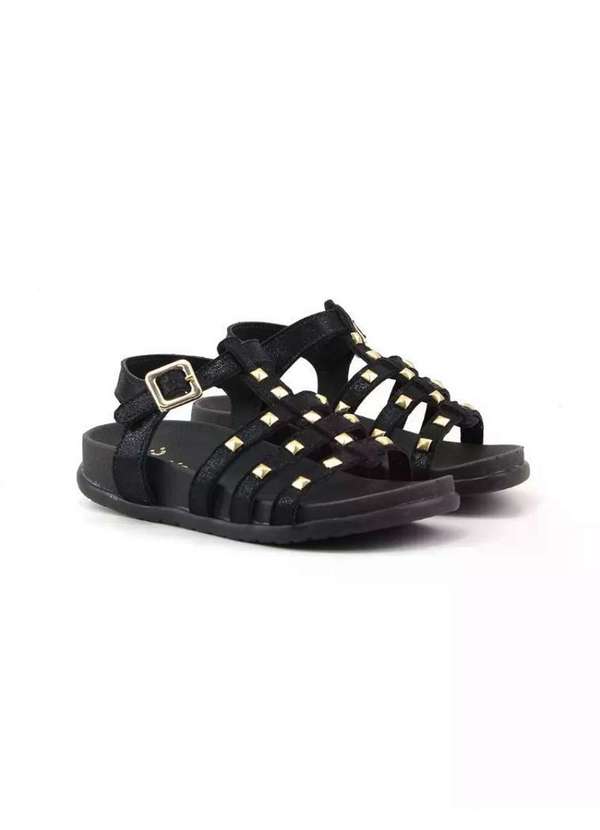 Pinokio - Sandália Infantil Pinokio 37503 Preto Preto