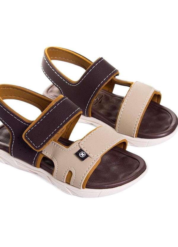 Molekinho - Sandália Papete Infantil Molekinho Floater Café Marrom 4