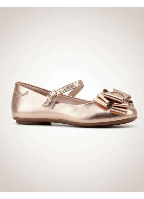 Molekinha - Sapatilha Infantil Molekinha 2083-1122 Bronze Dourado 4