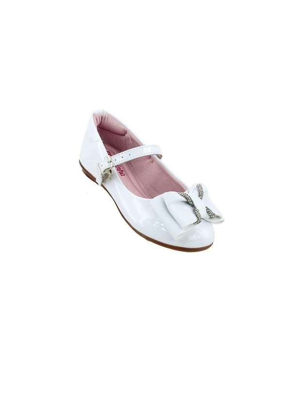 Molekinha - Sapatilha Infantil Molekinha com Laço Branco Branco 2