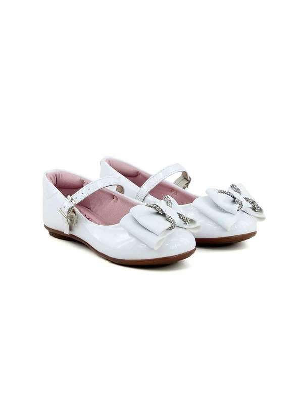 Molekinha - Sapatilha Infantil Molekinha com Laço Branco Branco 3