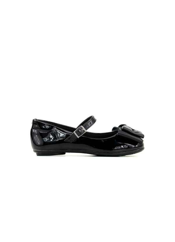 Molekinha - Sapatilha Infantil Molekinha com Laço Preto Preto 1