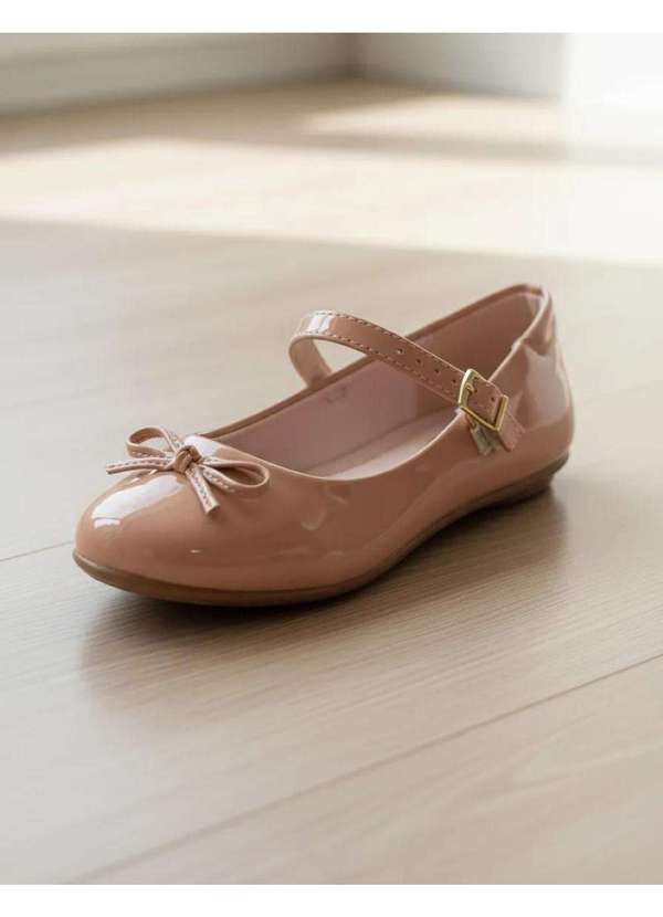 Molekinha - Sapatilha Infantil Molekinha Laço Nude Nude 4