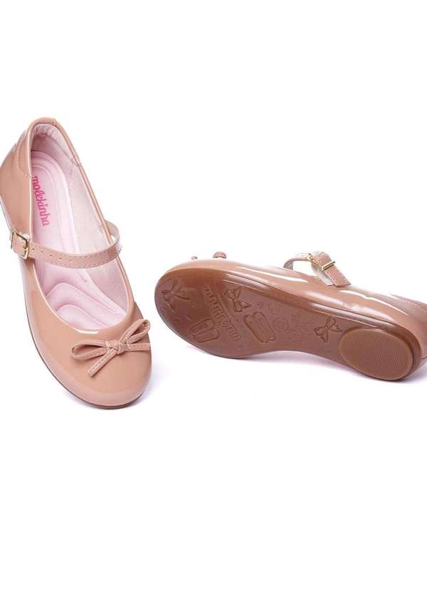 Molekinha - Sapatilha Infantil Molekinha Laço Nude Nude 7