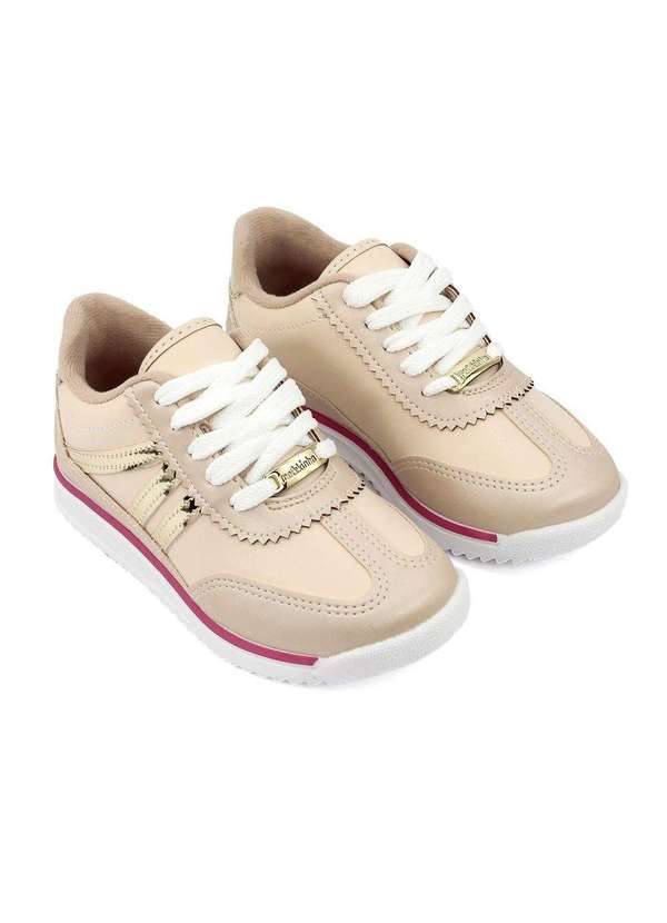 Molekinha - Tênis Casual Infantil Molekinha Creme Bege 1