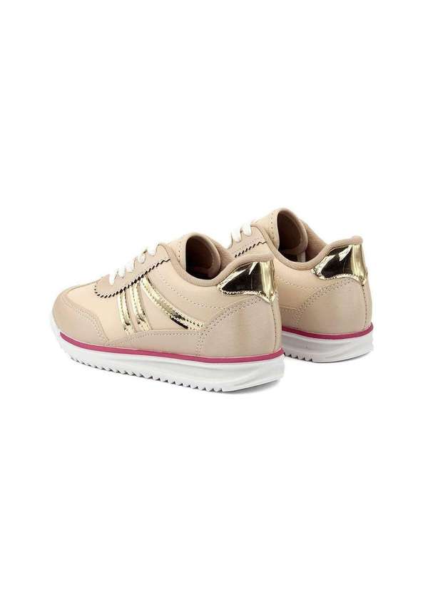 Molekinha - Tênis Casual Infantil Molekinha Creme Bege 5