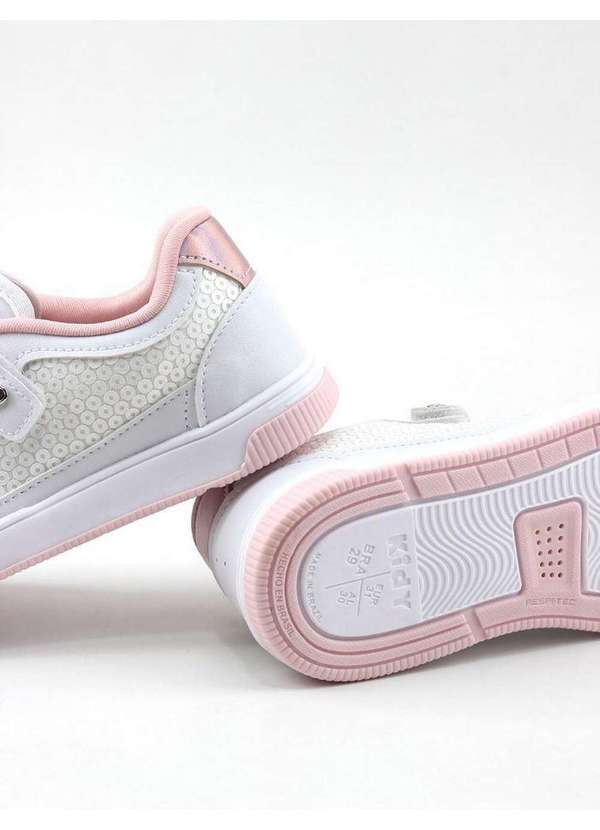 Kidy - Tênis Casual Kidy Infantil 329-0005 Branco Branco 4