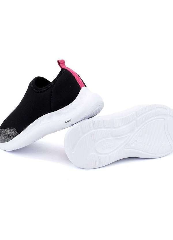 Bibi - Tênis Infantil Bibi Action Preto/Pink Preto 5