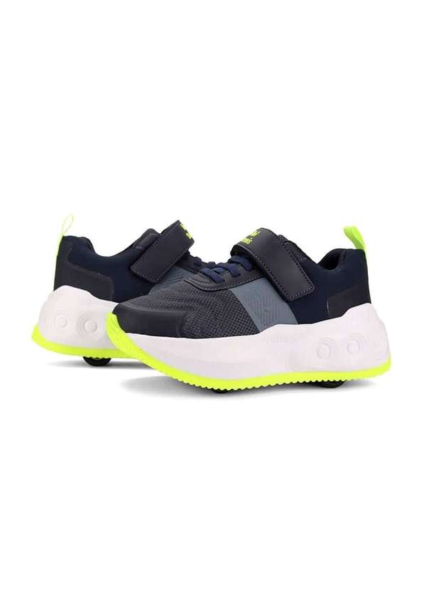 Bibi - Tênis Infantil Bibi com Rodinhas Skatenis Skts-01 Marinho Azul 5