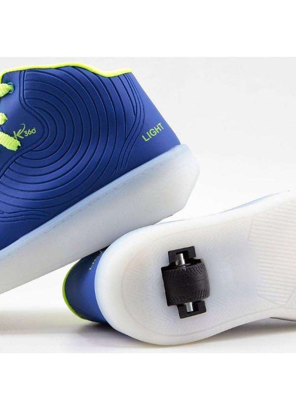 Kidy - Tênis Infantil de Rodinha com Led Kidy Royal Azul 3