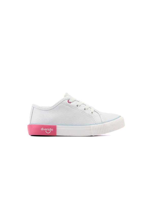 Pixolé - Tênis Infantil Diversão Mini Casey Di2352 Branco Branco