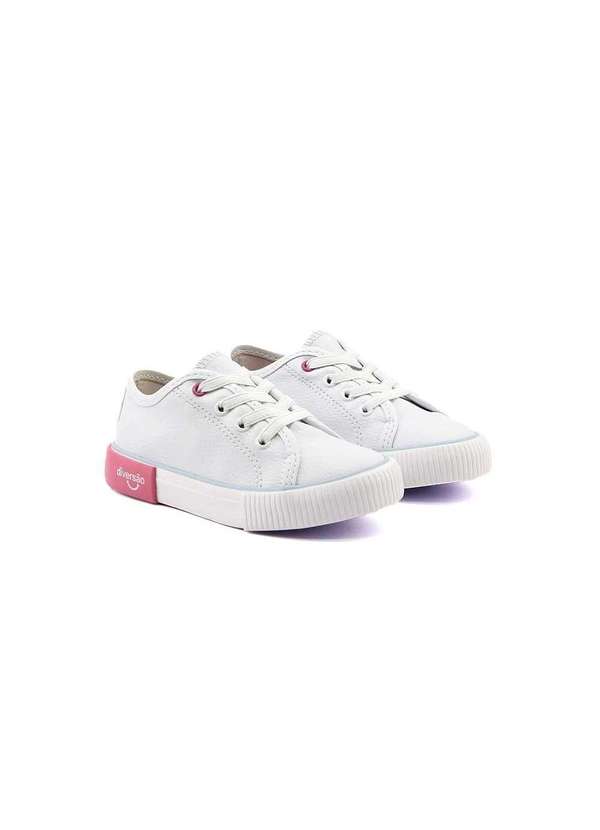 Pixolé - Tênis Infantil Diversão Mini Casey Di2352 Branco Branco 3