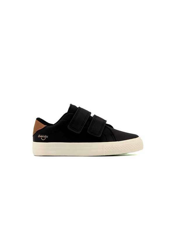 Pixolé - Tênis Infantil Diversão Mini Samy Di2377 Preto/Caramelo Preto
