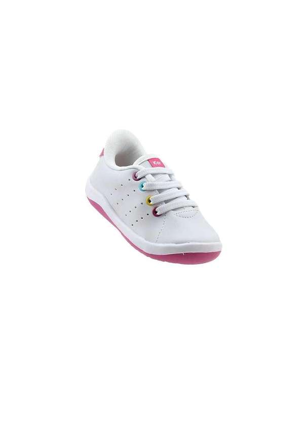 Kidy - Tênis Infantil Kidy Baby Colors 806330002 Branco/Rosa Branco 2