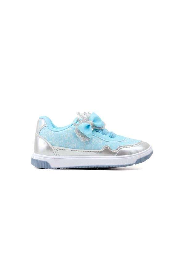 Kidy - Tênis Infantil Kidy Casual Laço 3290011 Prata/Azul Prata 5