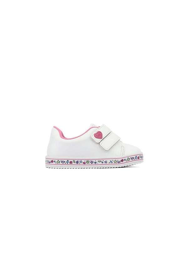 Molekinha - Tênis Infantil Molekinha Bebê Soft Pop Branco Branco