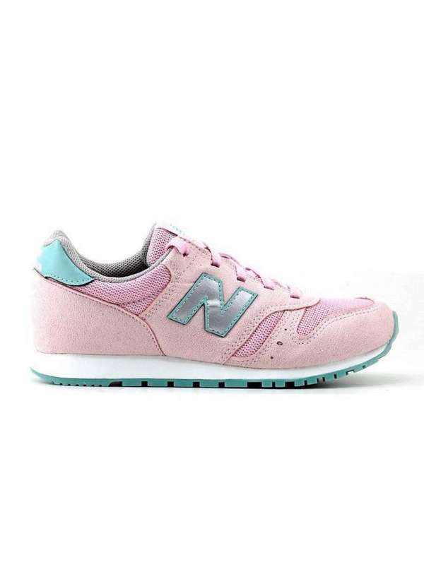 New Balance - Tênis Infantil New Balance Lace Yc373v2 Rosa Claro Rosa