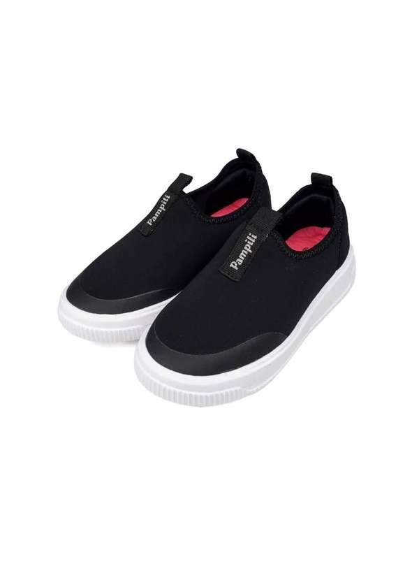 Pampili - Tênis Infantil Pampili Up Calce Fácil Preto Preto 4