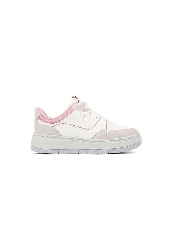 Pink Cats - Tênis Infantil Pink Cats Casual Off White Bege