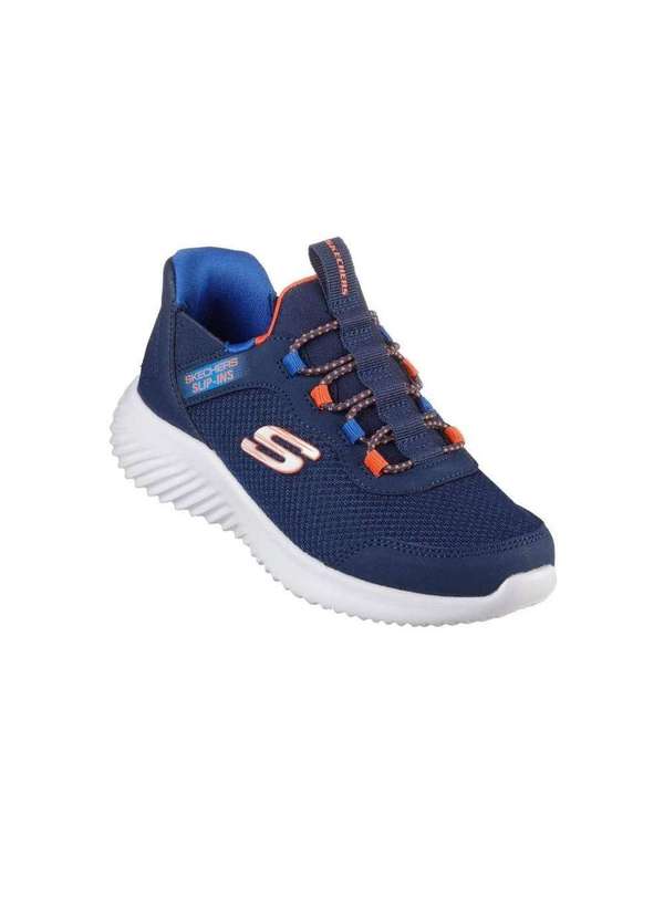 Skechers - Tênis Infantil Skechers Bounder Slipin Marinho Azul 3