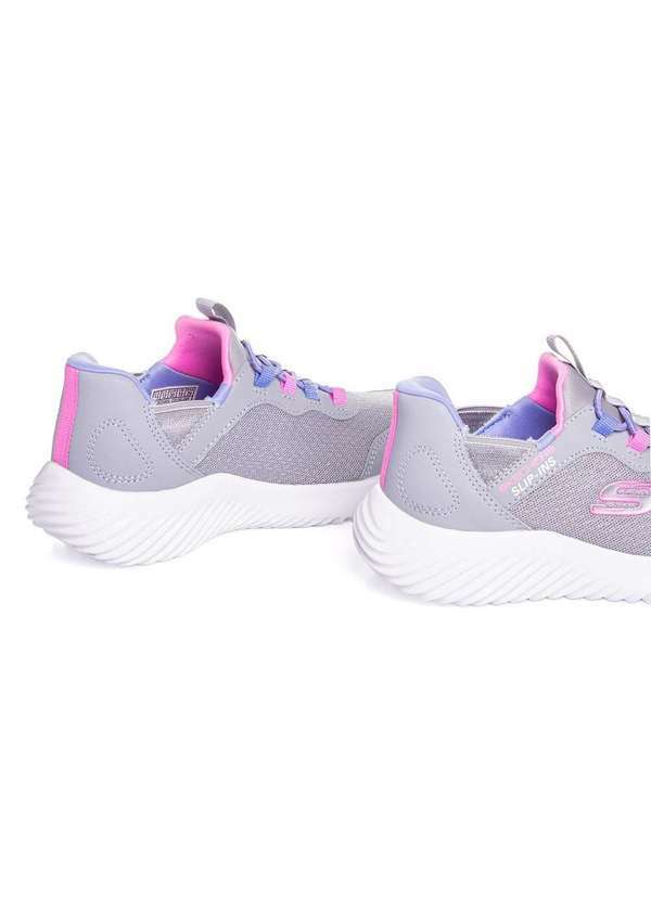 Skechers - Tênis Infantil Skechers Calce Fácil Cinza Cinza 11