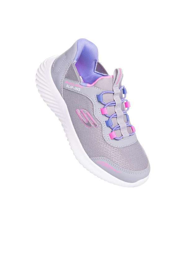 Skechers - Tênis Infantil Skechers Calce Fácil Cinza Cinza 2