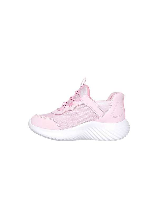 Skechers - Tênis Infantil Skechers Calce Fácil Rosa Rosa 3