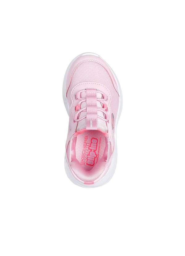 Skechers - Tênis Infantil Skechers Calce Fácil Rosa Rosa 4