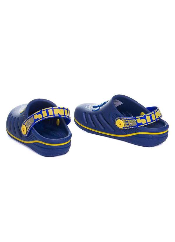 Grendene - Babuche Infantil Grendene Sonic Azul/Amarelo Azul 7