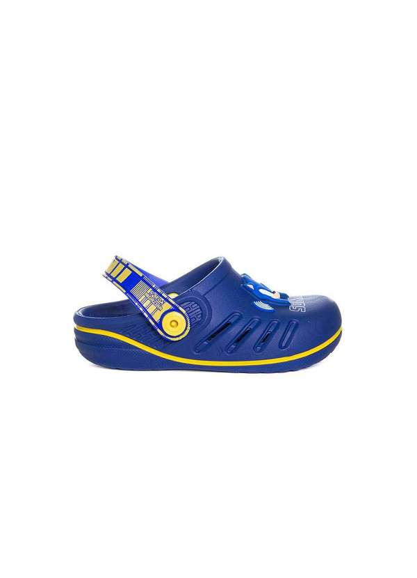Grendene - Babuche Infantil Grendene Sonic Azul/Amarelo Azul 8