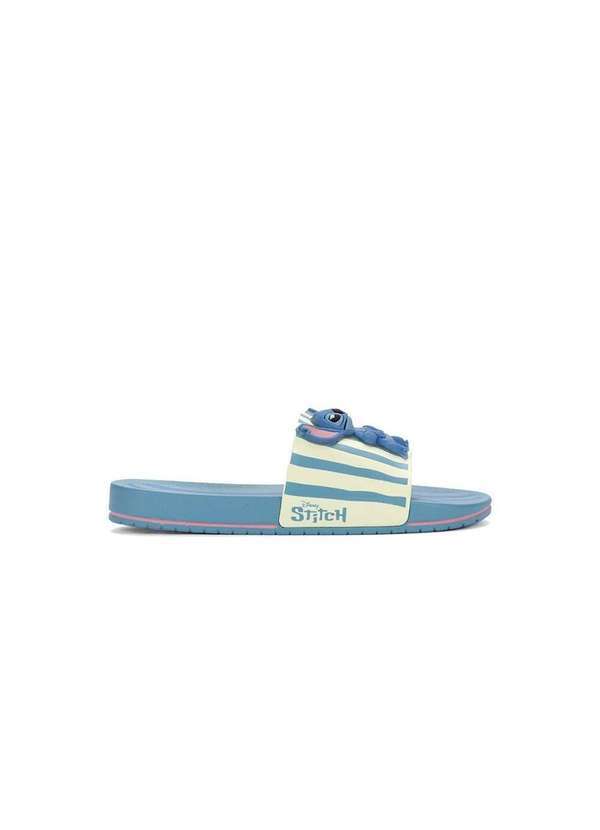 Grendene - Chinelo Slide Grendene Stitch Disney Mania Plus Azul Azul