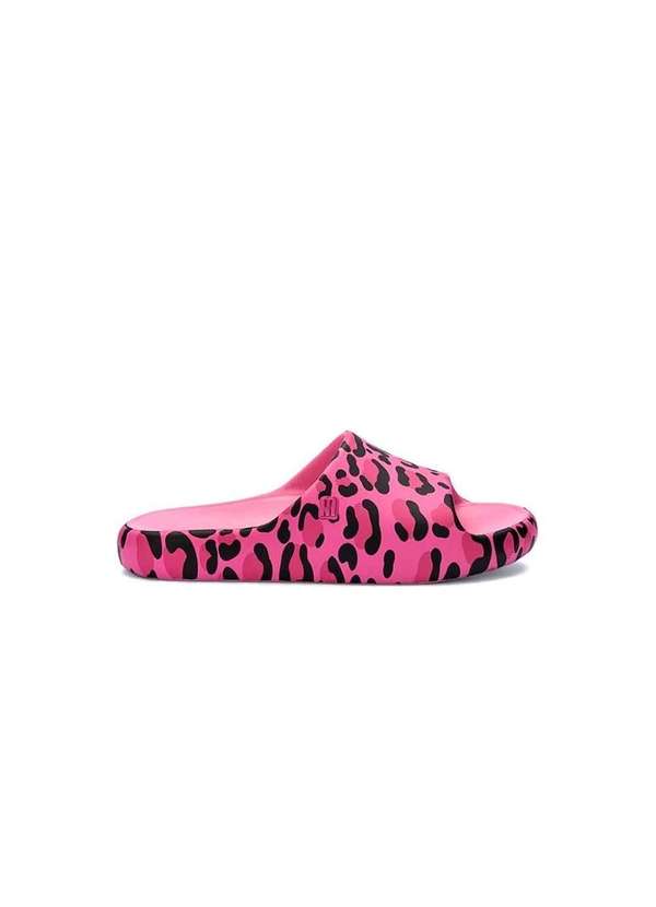 Melissa - Sandália Slide Mini Melissa Free Print 35936 Rosa Rosa