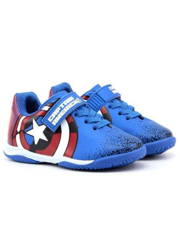 Dray - Chuteira Dray Indoor Capitão America Azul Azul Azul
