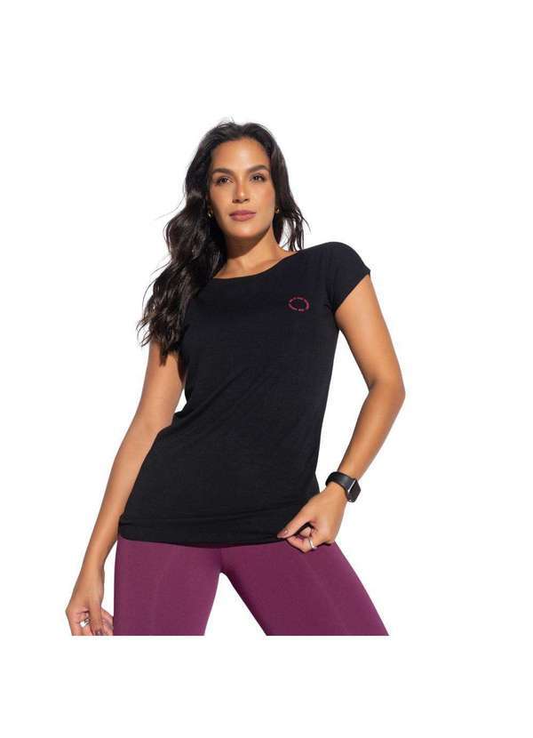 Honey Be - Blusa Fitness Preta do It For Yourself - Honey Be Preto / Black