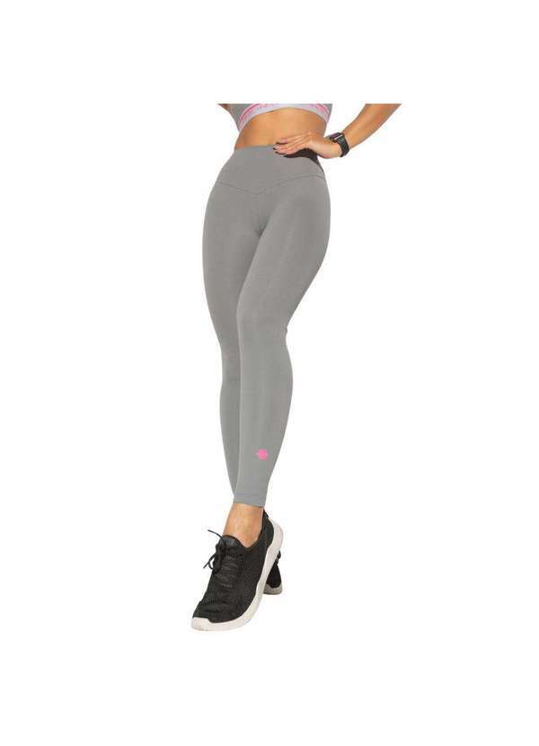 Honey Be - Calça Legging Fitness Cinza Honey Hnb Tec - Honey Be Cinza / Gray