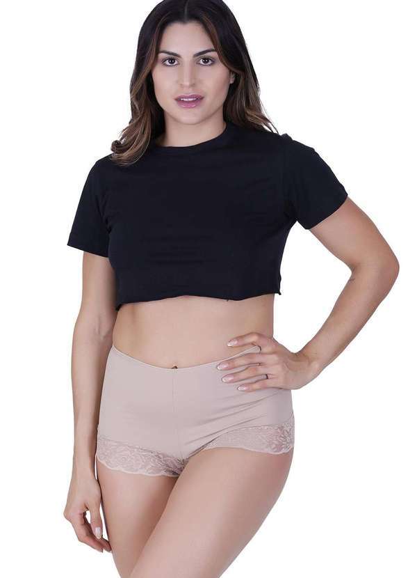 Concept Lingerie - Calcinha Sensuale Compressao Concept Lingerie Bege Bege