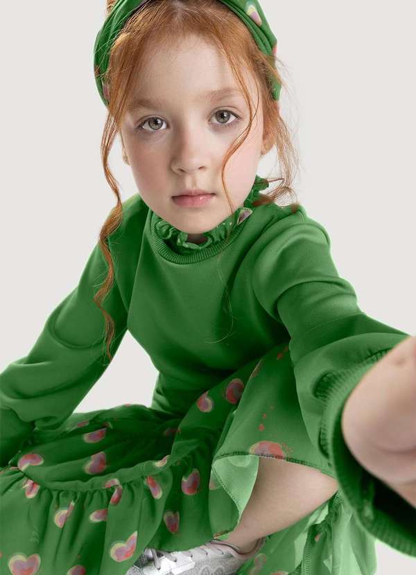 Lilica Ripilica - Bandana Infantil Feminina Lilica Ripilica Verde 3
