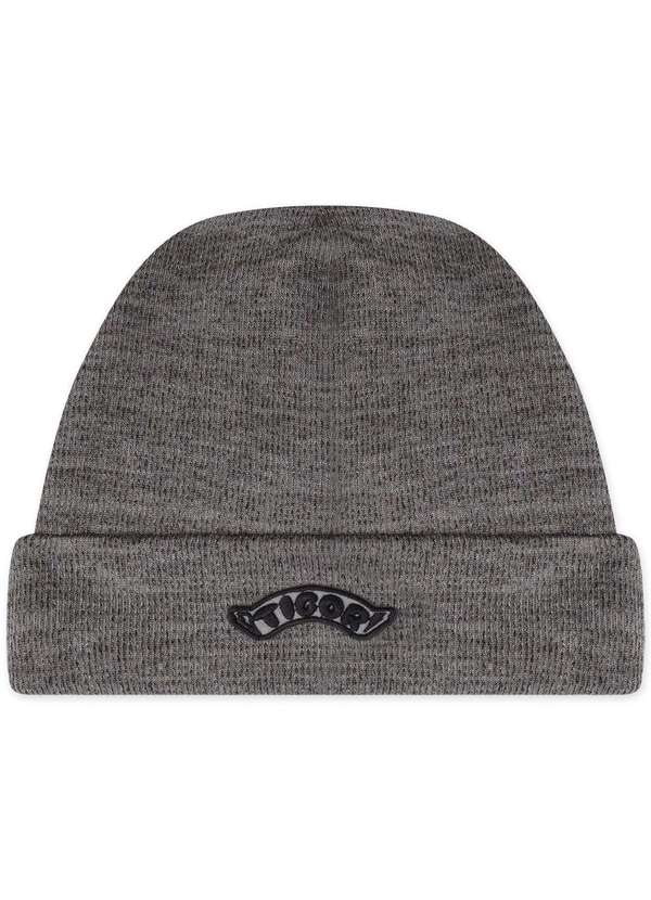 Tigor T Tigre - Gorro Tricot Infantil Masculino Tigor T. Tigre Cinza