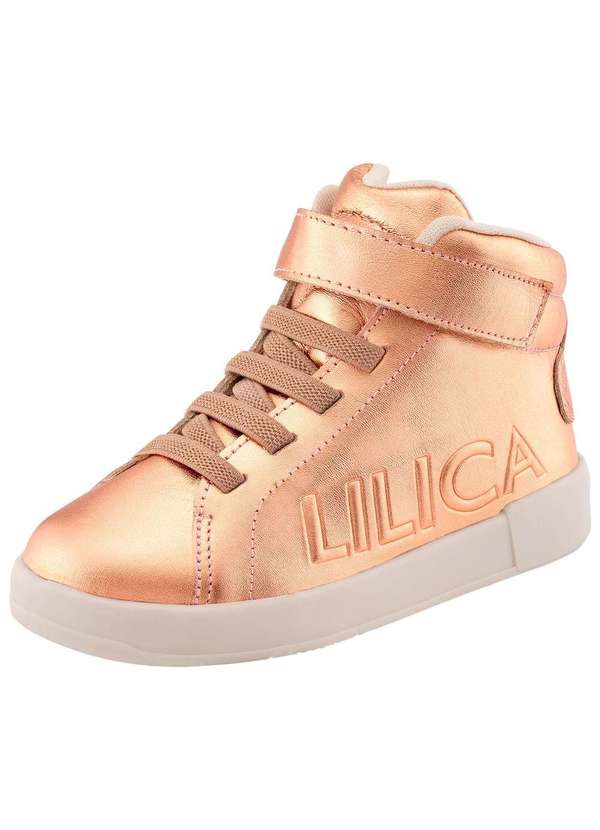 Lilica Ripilica - Tenis Cano Medio Infantil Feminino Lilica Ripilica Laranja