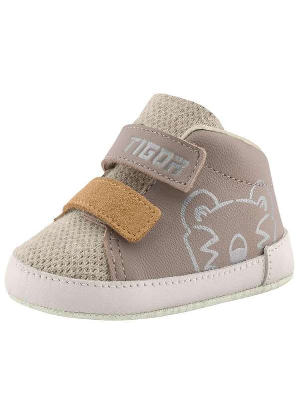 Tigor T Tigre - Tenis Tg 93 Snk Soft Bebe Masculino Tigor T. Tigre Bege